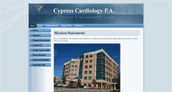 Desktop Screenshot of cypresscardiologypa.com